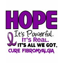 Fibromyalgia HOPE 1 t-shirts