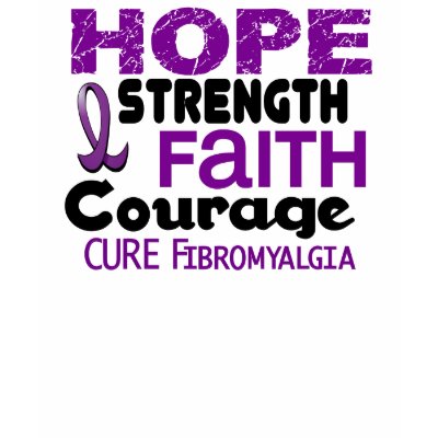 Fibromyalgia HOPE 3 T shirt by awarenessgifts