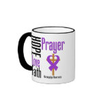 Fibromyalgia Hope Love Faith Prayer Cross mugs