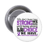 Fibromyalgia How Strong We Are Pinback Buttons