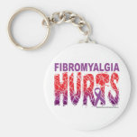 Fibromyalgia Hurts Key Chain