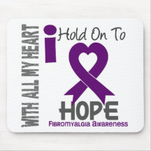 Fibromyalgia I Hold On To Hope Mouse Mats