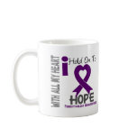 Fibromyalgia I Hold On To Hope mugs