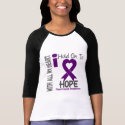 Fibromyalgia I Hold On To Hope t-shirts