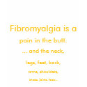 Fibromyalgia is a pain. t-shirts