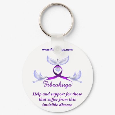 Fibromyalgia keychain by Fibrohugs