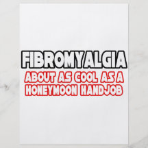 Fibromyalgia...Not Cool Flyer Design