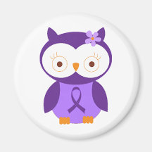 Fibromyalgia Owl Magnets