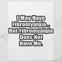 Fibromyalgia Quote Flyer Design
