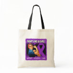 Fibromyalgia Rosie Riveter - Fight Like a Girl bags