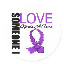 Fibromyalgia Someone I Love Needs A Cure stickers by giftsforawareness Fibromyalgia Someone I Love Needs A Cure stickers