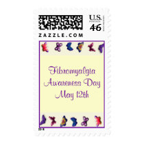 Fibromyalgia Stamps Butterflies stamps