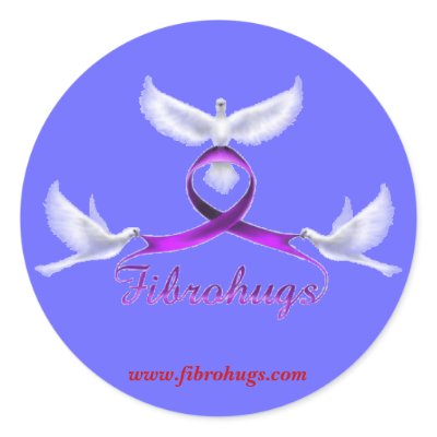 Fibromyalgia Sticker by Fibrohugs