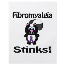 Fibromyalgia Stinks Skunk Awareness Design Flyer