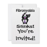 Fibromyalgia Stinks Skunk Awareness Design Personalized Announcement