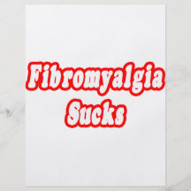 Fibromyalgia Sucks Custom Flyer