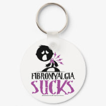Fibromyalgia Sucks keychains