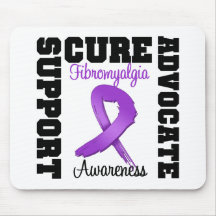 Fibromyalgia Support Advocate Cure Mouse Mat