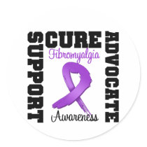 Fibromyalgia Support Advocate Cure stickers by giftsforawareness Fibromyalgia Support Advocate Cure stickers