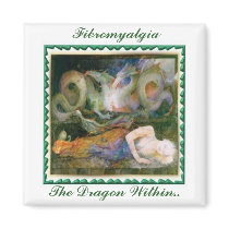 Fibromyalgia, The Dragon Within... magnets