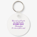 Fibromyalgia - time for a cure keychains