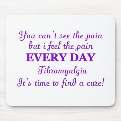 Fibromyalgia - time for a cure mouse pad