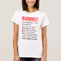Fibromyalgia Warning Tees t-shirts by PamelaRiceHahn Fibromyalgia Warning Tees t-shirts