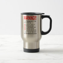 Fibromyalgia Warning Travel Mug
