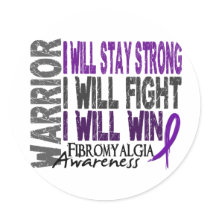 Fibromyalgia Warrior Sticker