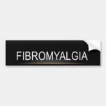 Fibromylagia bumper sticker