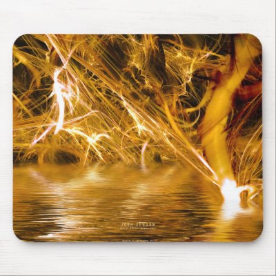 Fibrous Fantasy Mouse Mat by 3dartwork