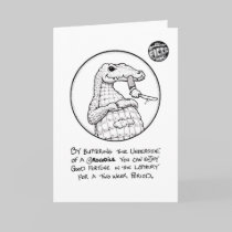 FICTS "Crocodile Lottery" Birthday Card
