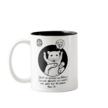 FICTS "Hamster Savings" 2-Tone Mug by hokusbloke FICTS "Hamster Savings" 2-Tone Mug