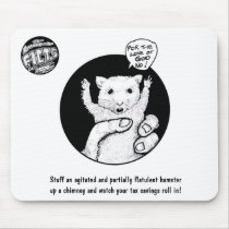 FICTS "Hamster Savings" Mousepad by hokusbloke FICTS "Hamster Savings" Mousepad