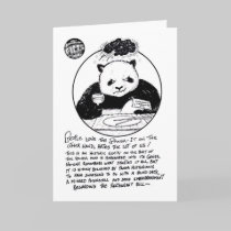 FICTS "Panda Rage" Birthday Card