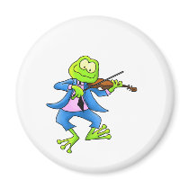 Fiddle Frog Magnets