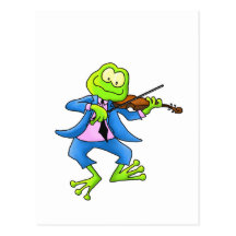 Fiddle Frog Post Cards
