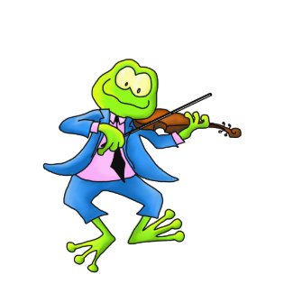 Fiddle Frog print
