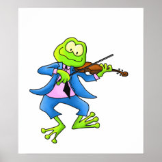 Fiddle Frog Posters