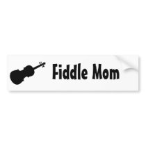 fiddle mom bumper stickers