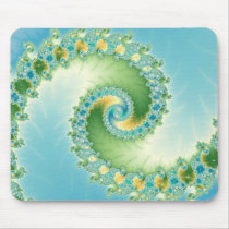 Fiddlehead - Fractal art Mouse Pads