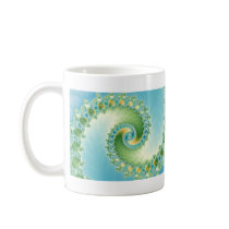 Fiddlehead - Fractal art Mugs