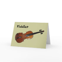 Fiddler Greeting Cards