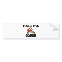 Fiddler Crab Lover bumper stickers by AnimalShirts Fiddler Crab Lover bumper stickers