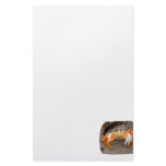 Fiddler Crab On Beach Colorized Orange Stationery