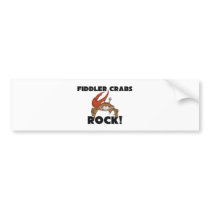 Fiddler Crabs Rock bumper stickers by AnimalShirts Fiddler Crabs Rock bumper stickers