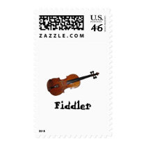 Fiddler Postage Stamp