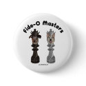 Fide-O Masters Chess Dogs Pins