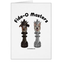 Fide-O Masters Chess Dogs Card