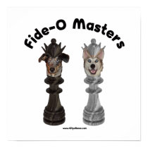 Fide-O Masters Chess Dogs Poster